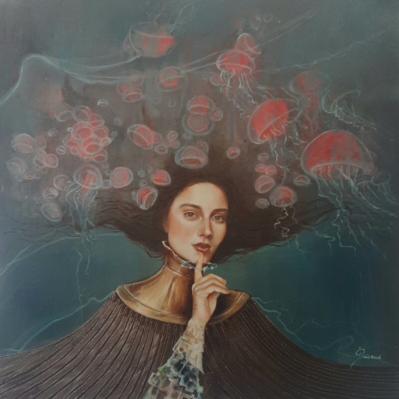 Arrullo De Agua - 34 x 34 cm