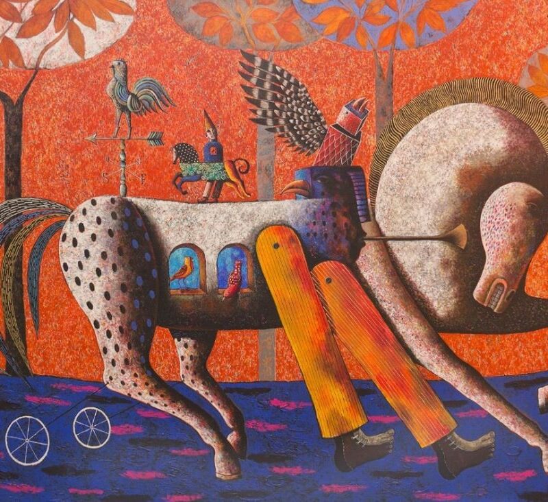 Caballo Híbrido - 44 x 32.5 cm
