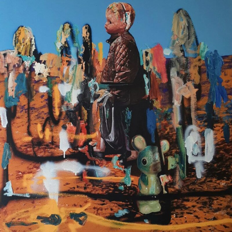 Compañeros de Camino - 38.5 x 34 cm