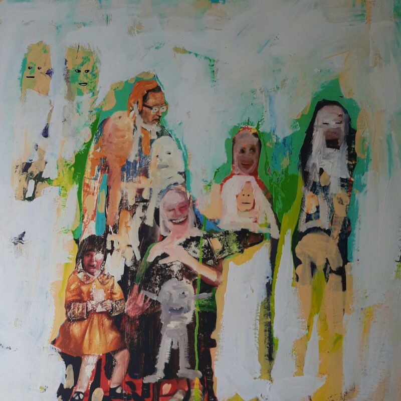 El Perro De La Familia - 34 x 34 cm
