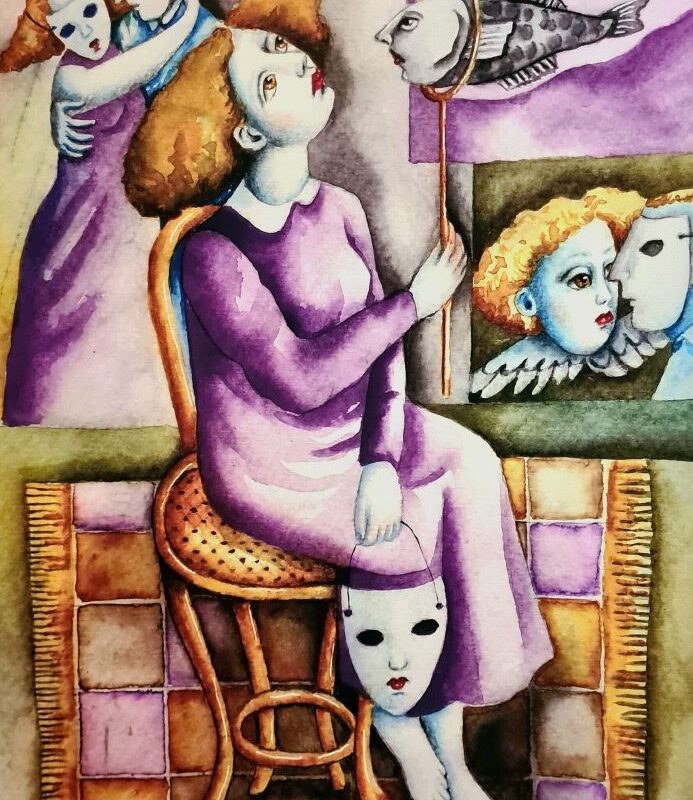 En el mar de mis recuerdos - 31 x 44 cm