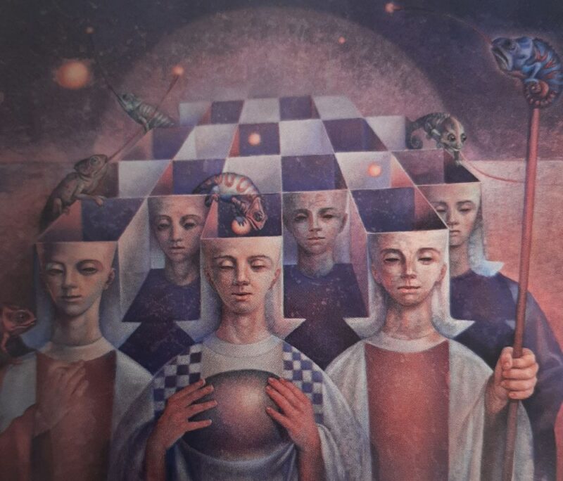Hermandad del Camaleón - 34 x 43 cm
