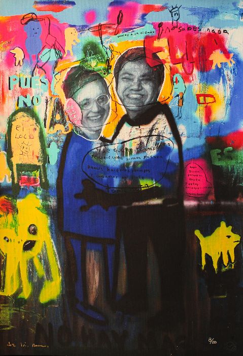 El primer matrimonio - 47.5 x  80 cm