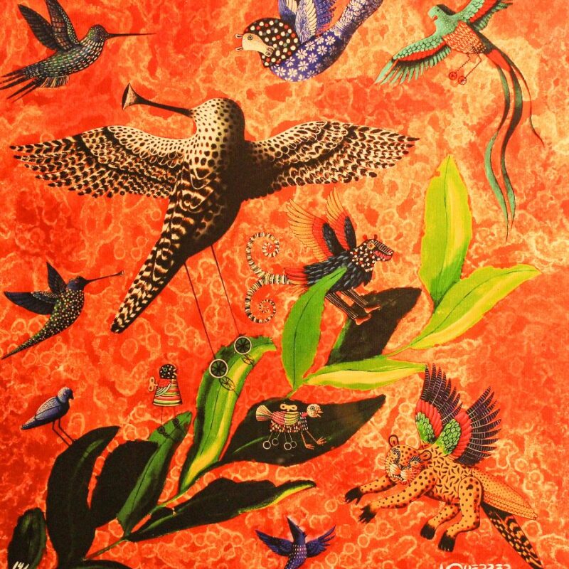 Mis aves - 54 x 50 cm