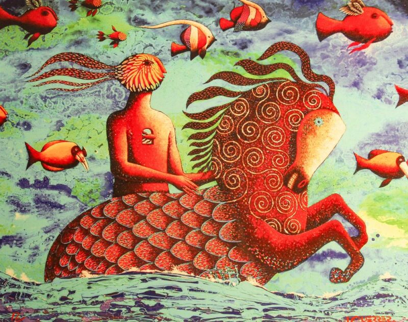 Equino de mar - 50 x 60 cm