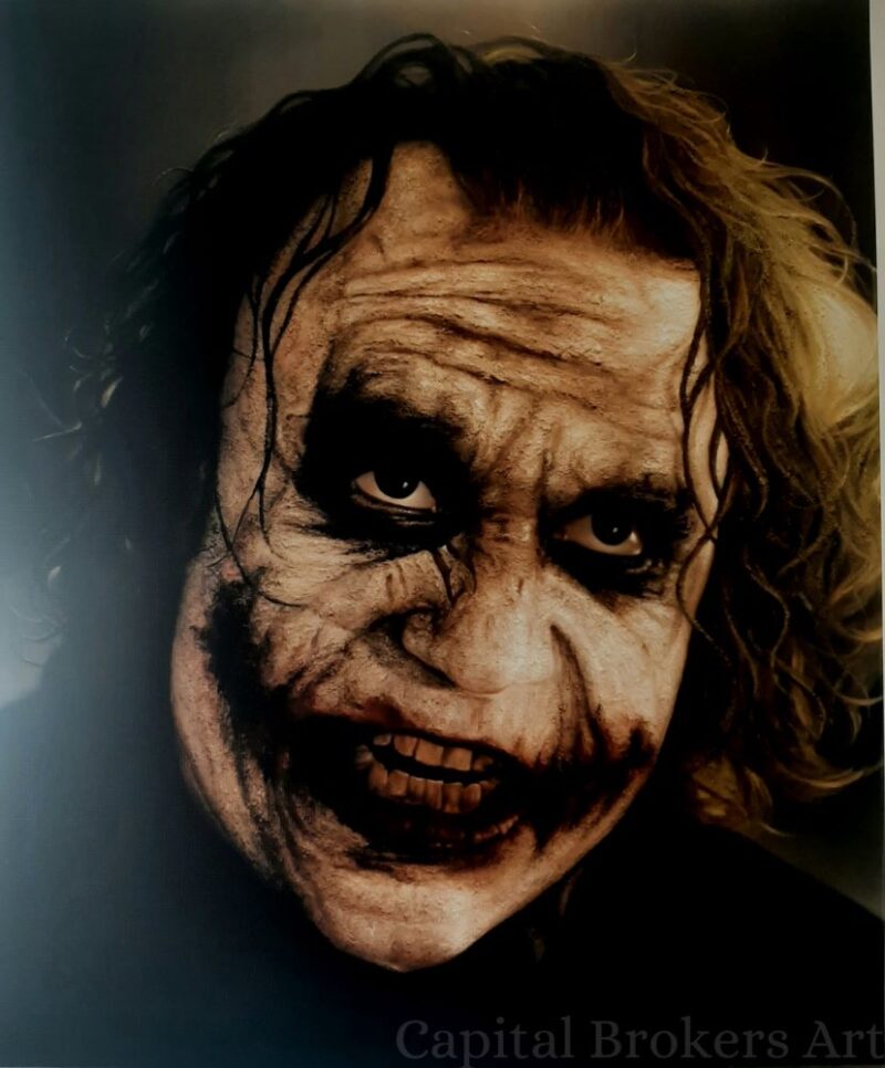 Joker (Heath Ledger) - 34 x 40 cm