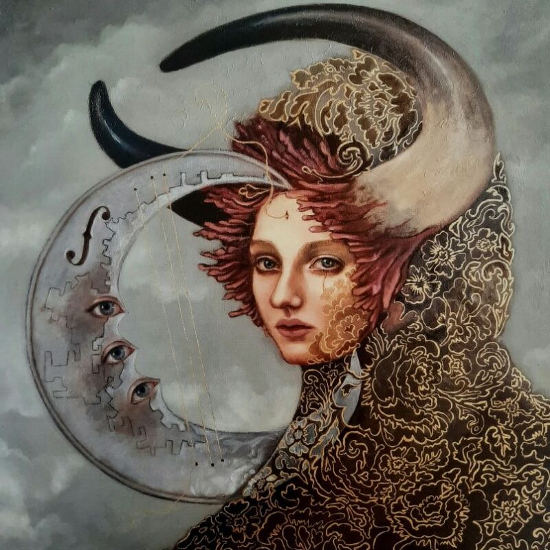 La última melodía del Minotauro - 42 x 34 cm