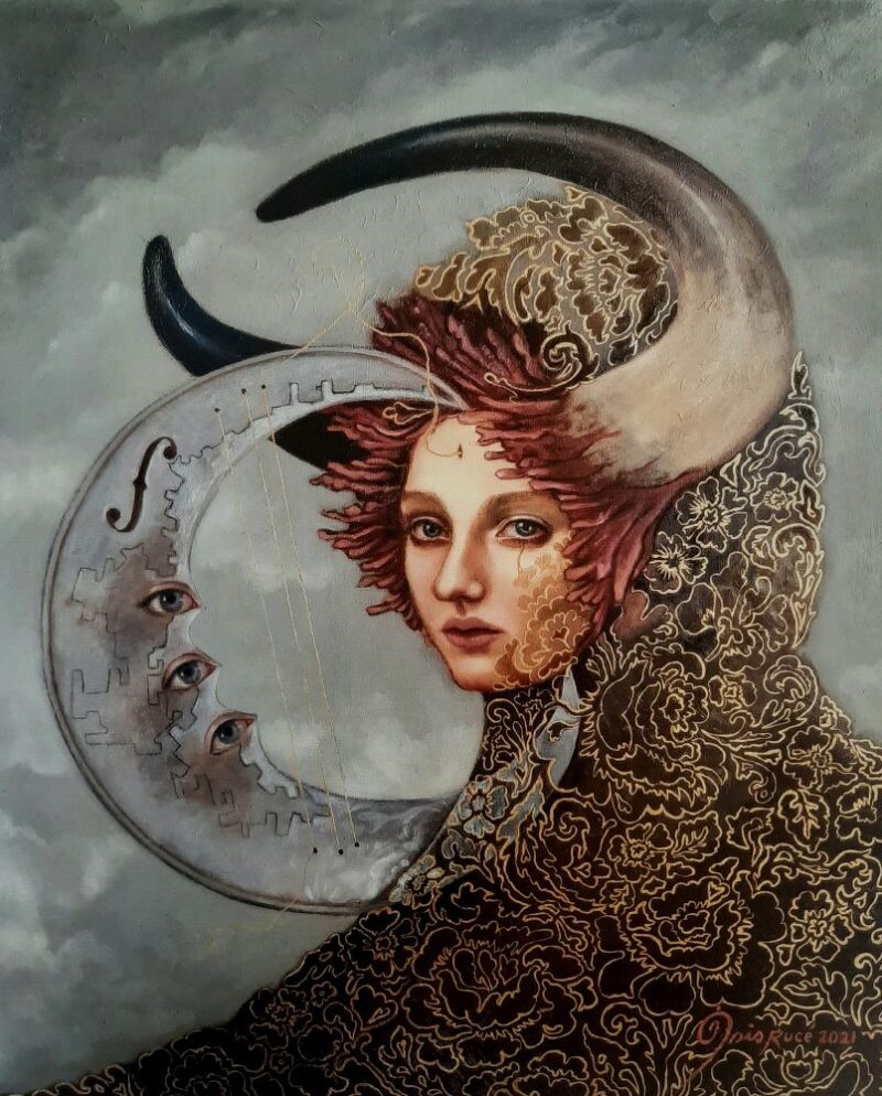 La última melodía del Minotauro - 42 x 34 cm