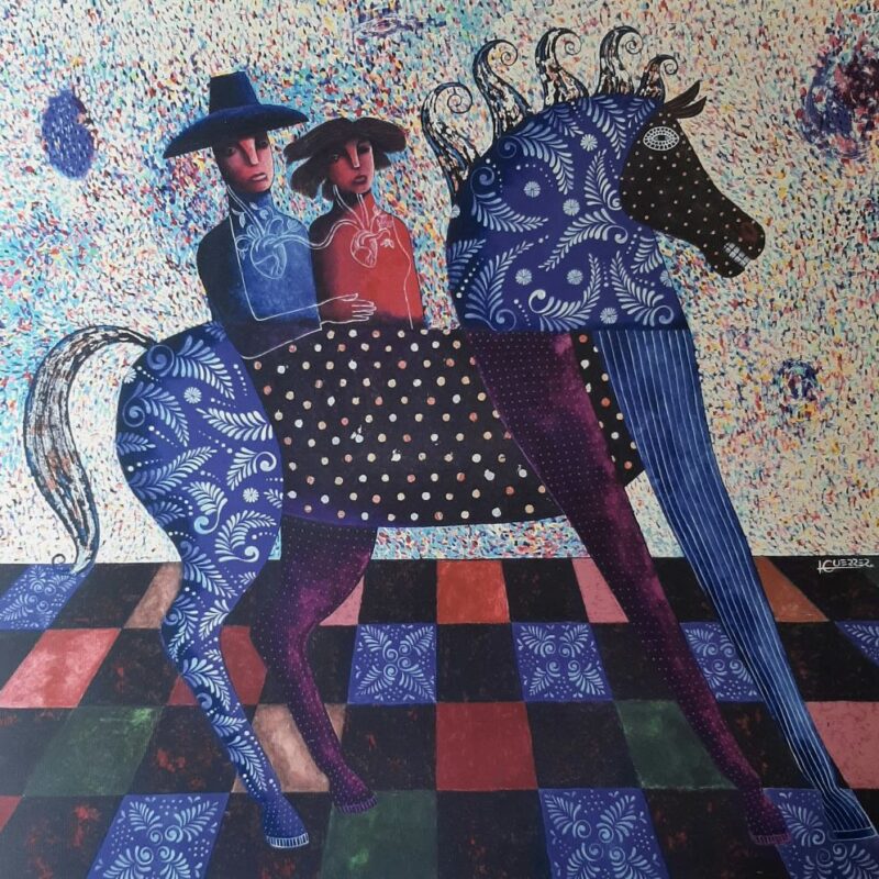 Los Enamorados - 44.5 x 44.5 cm
