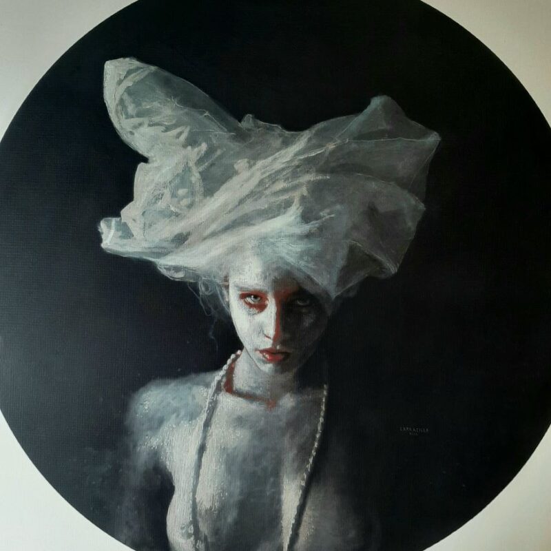 Muchacha Con Turbante Y Perlas - 44 x 33 cm