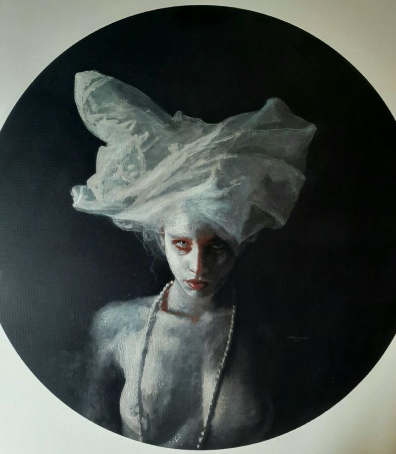 Muchacha Con Turbante Y Perlas - 44 x 33 cm