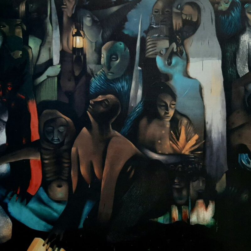 Patria En Penumbra - 34 x 39 cm