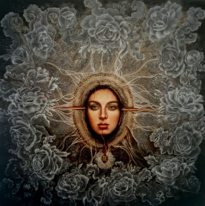 Péndulo - 34 x 34 cm