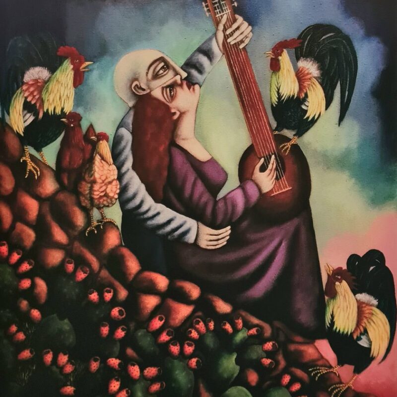 Tu canción suspendida en mis pestañas - 30 x 44