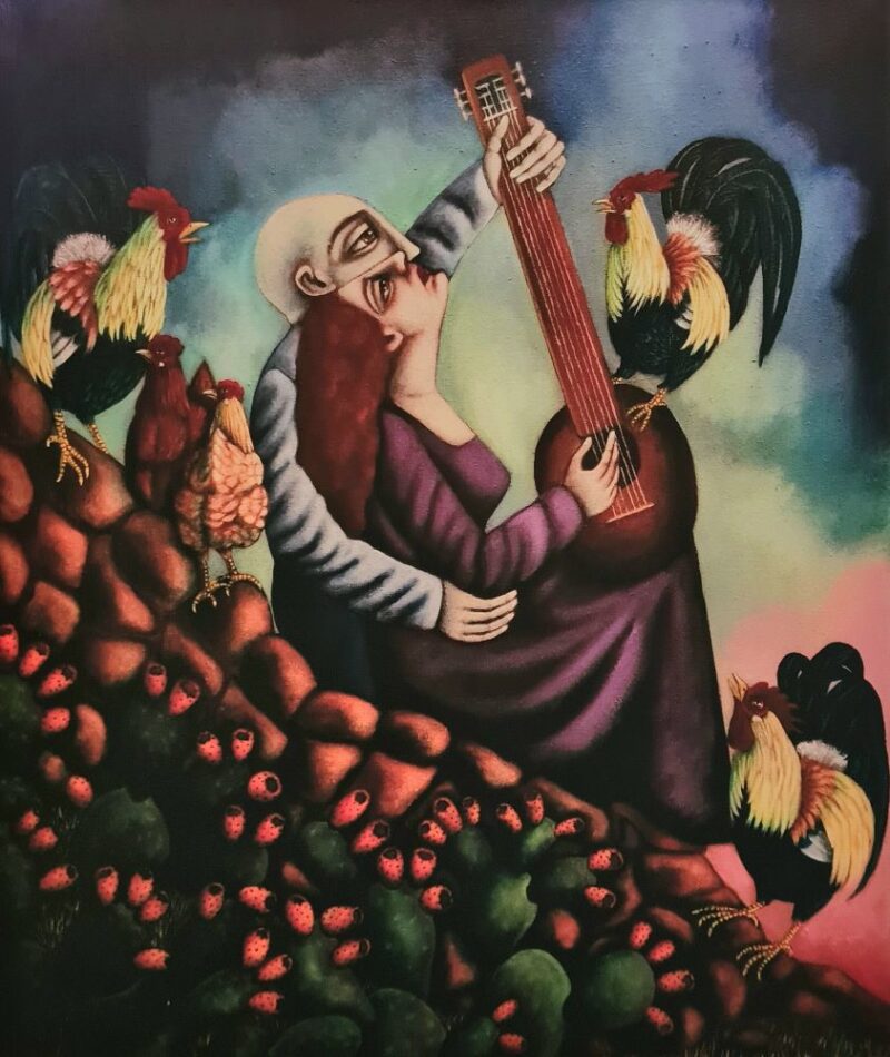 Tu canción suspendida en mis pestañas - 30 x 44