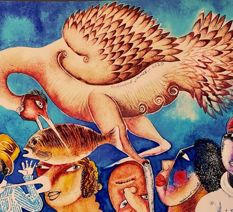 Pescando - 65 x 50