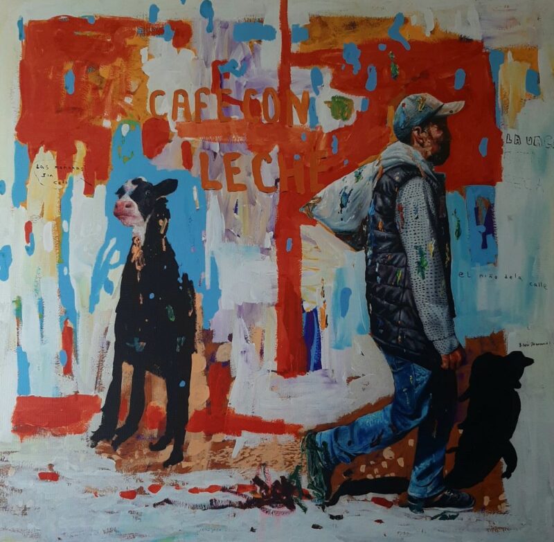 Vecinos De La Calle - 34 x 34 cm